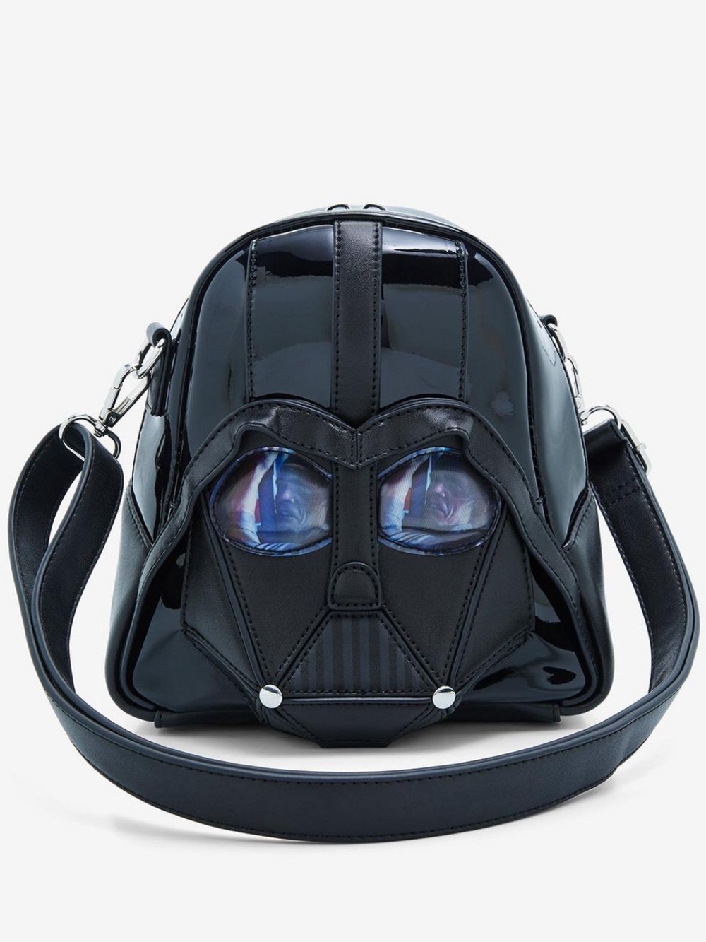 NWT Loungefly Star Wars Darth Vader Lenticular Helmet Crossbody Bag -Collectors
